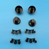 MANOPOLE REGOLAZIONE PIANO CUCINA 16 PZ ( 42 MM+6S+8S+6/8H) NERO