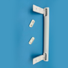 MANIGLIA PORTA FRIGO AED73673701 (COLORE BIANCO)