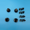 MANOPOLE REGOLAZIONE PIANO CUCINA 16 PZ ( 42 MM+6S+8S+6/8H) NERO