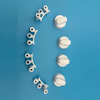 MANOPOLE REGOLAZIONE PIANO CUCINA 16 PZ ( 42 MM+6S+8S+6/8H+6/6H) BIANCO