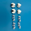 MANOPOLE REGOLAZIONE PIANO CUCINA 16 PZ 10029978 ( 42 MM+6S+8S+6/8H) ARGENTO